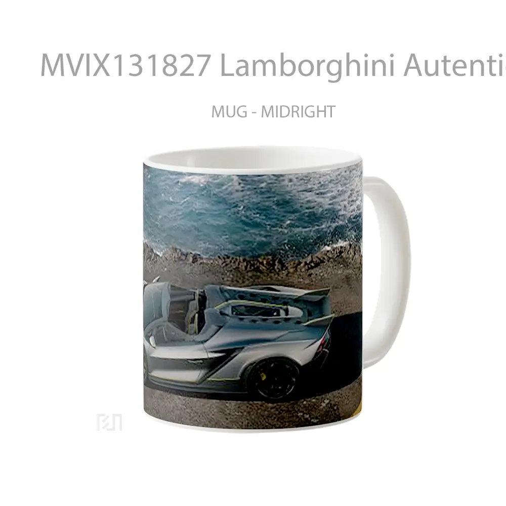 Mug Lamborghini Autentica 2024 Cangkir Mobil - All-side / Desain
