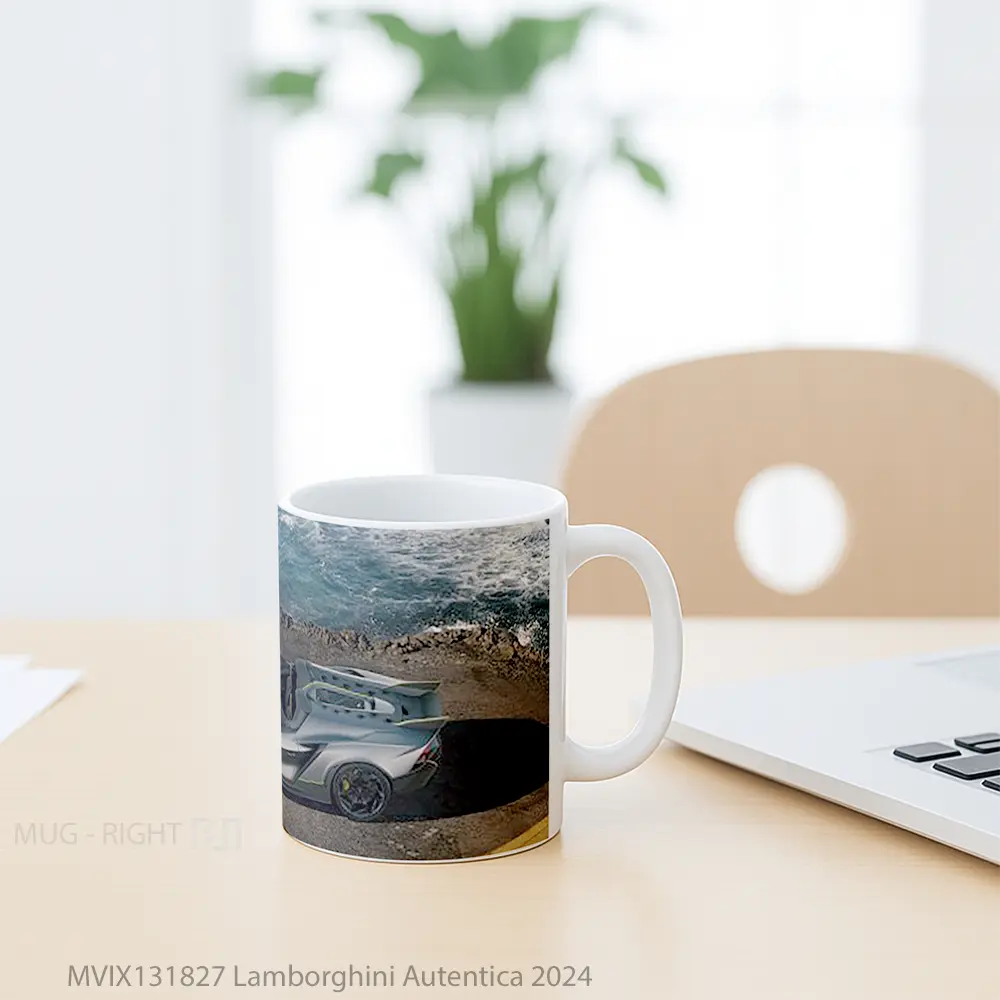 Mug Lamborghini Autentica 2024 Cangkir Mobil - All-side / Desain