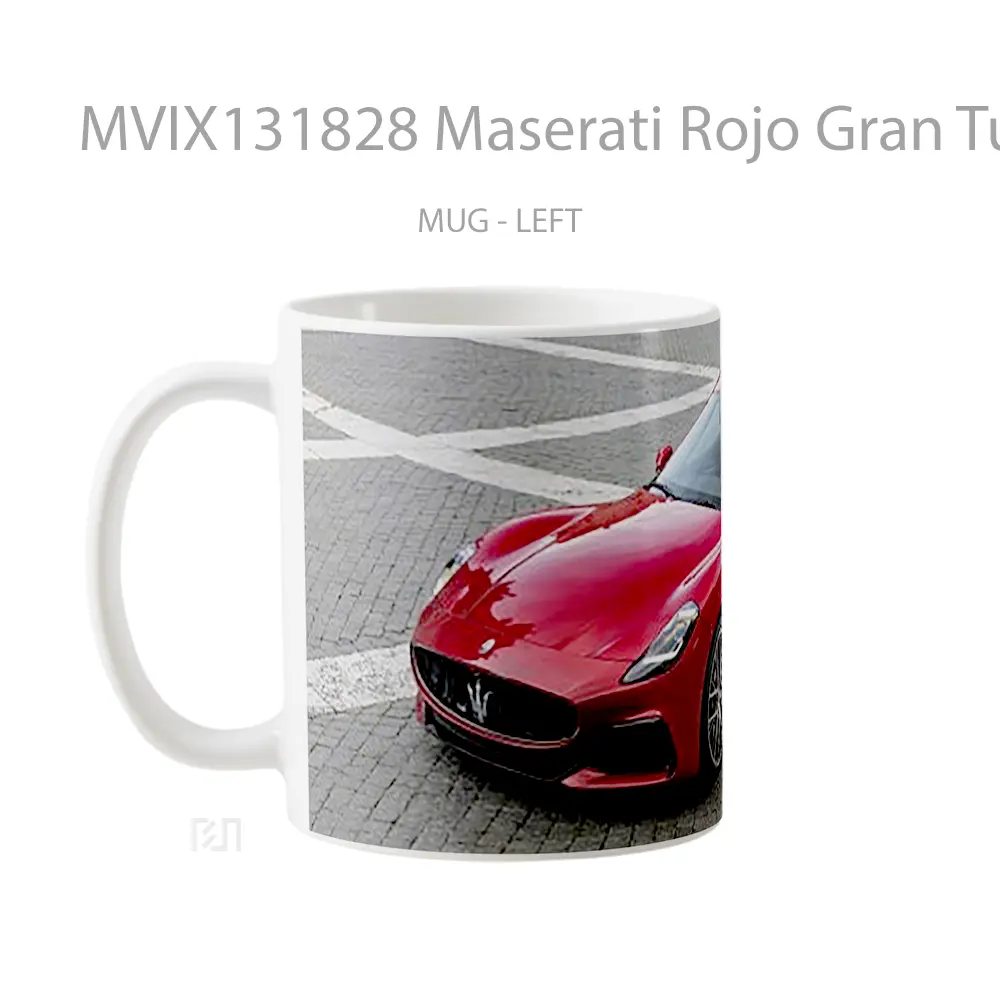 Mug Maserati Rojo Gran Turismo Trofeo Gelas Keramik Unik - All-side / Desain