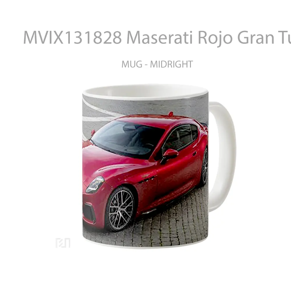 Mug Maserati Rojo Gran Turismo Trofeo Gelas Keramik Unik - All-side / Desain