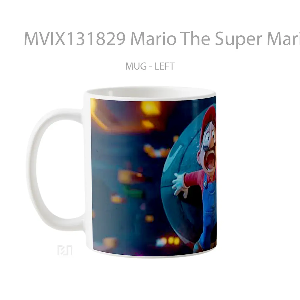 Mug Mario The Super Mario Bros Gelas Keramik Unik - All-side / Desain