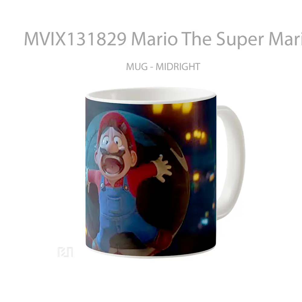 Mug Mario The Super Mario Bros Gelas Keramik Unik - All-side / Desain