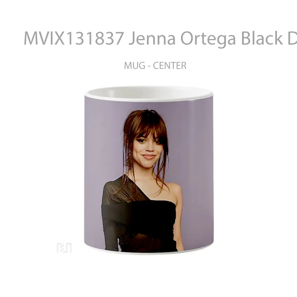 Mug Jenna Ortega Black Dress Gelas Keramik Unik