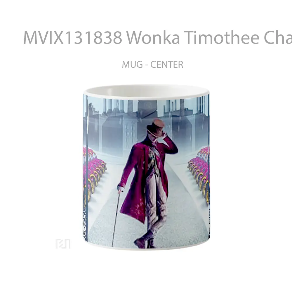 Mug Wonka Timothee Chalamet Gelas Keramik Unik