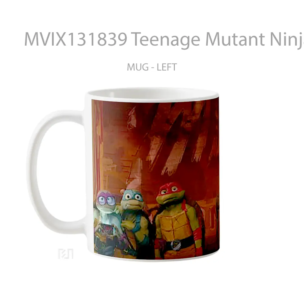 Mug Teenage Mutant Ninja Turtles Mutant Mayhem V1 Gelas Hewan Lucu - All-side / Desain