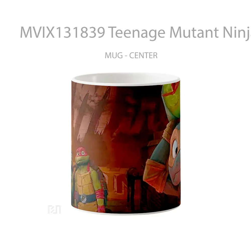 Mug Teenage Mutant Ninja Turtles Mutant Mayhem V1 Gelas Hewan Lucu