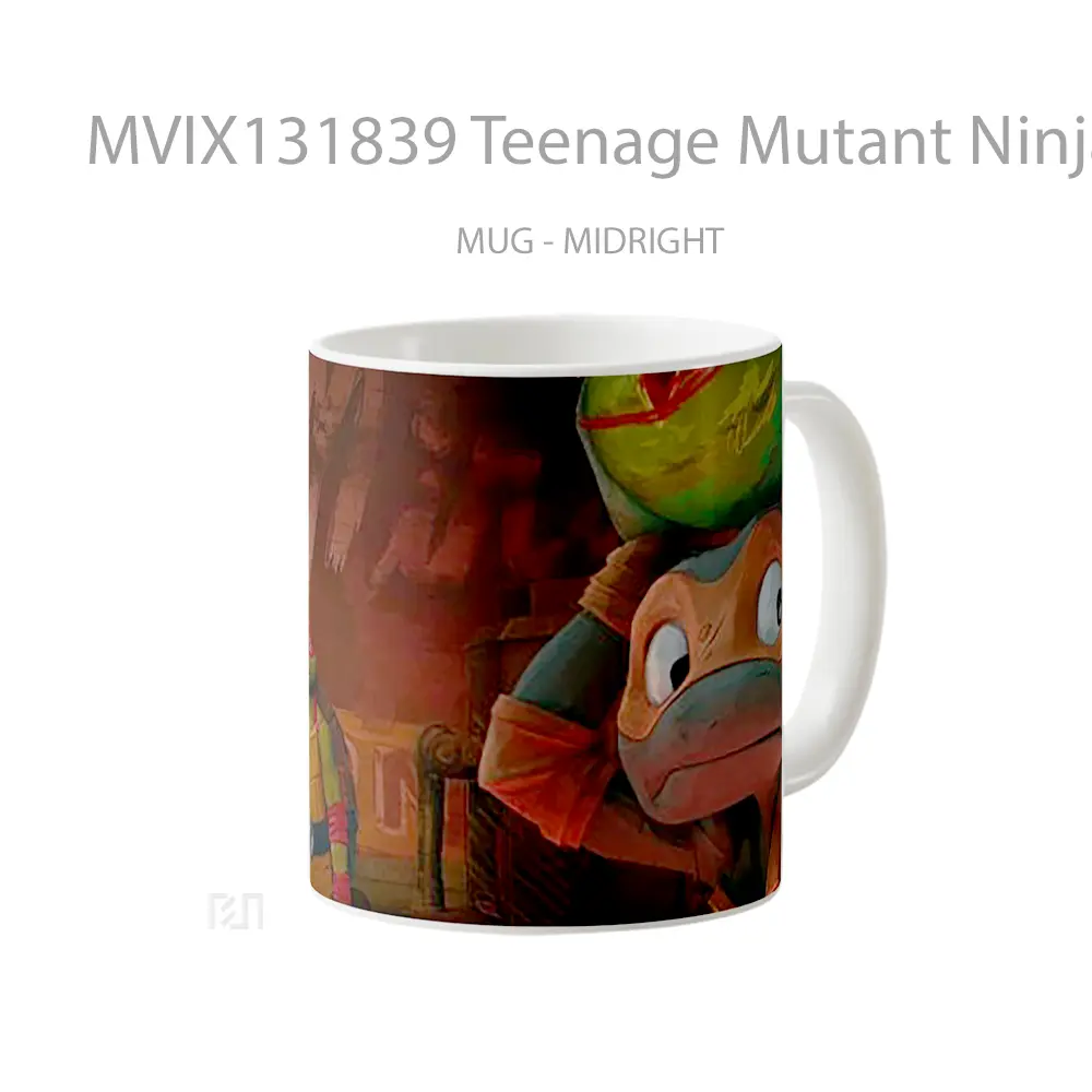 Mug Teenage Mutant Ninja Turtles Mutant Mayhem V1 Gelas Hewan Lucu - All-side / Desain