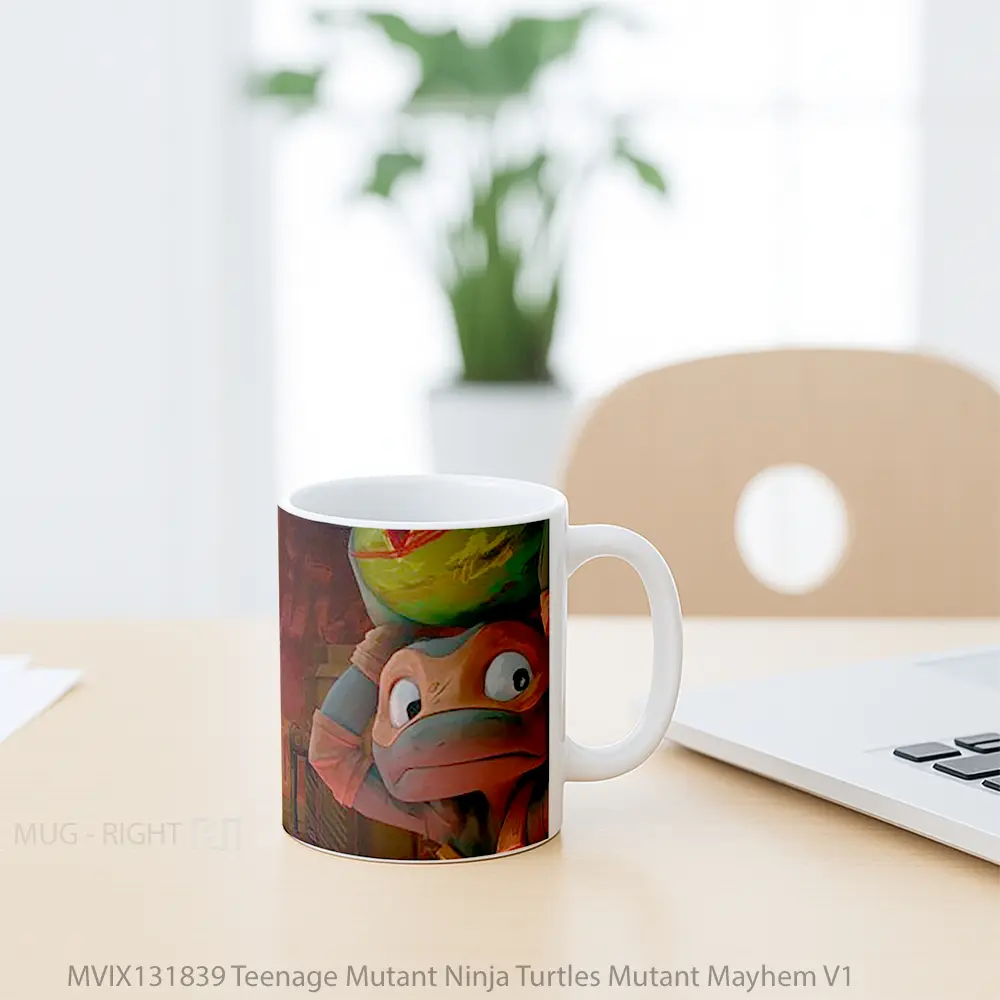 Mug Teenage Mutant Ninja Turtles Mutant Mayhem V1 Gelas Hewan Lucu - All-side / Desain