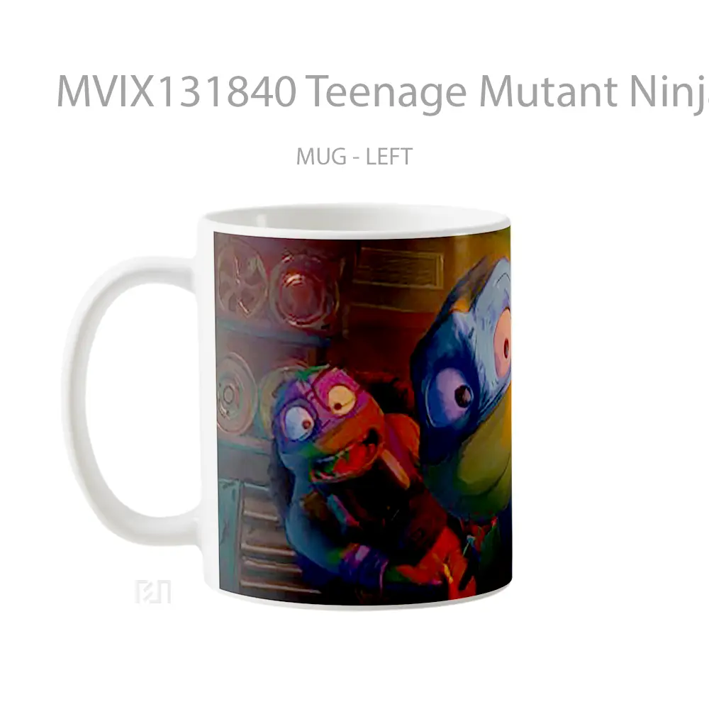 Mug Teenage Mutant Ninja Turtles Mutant Mayhem Raphael And Donatello Gelas Hewan Lucu - All-side / Desain