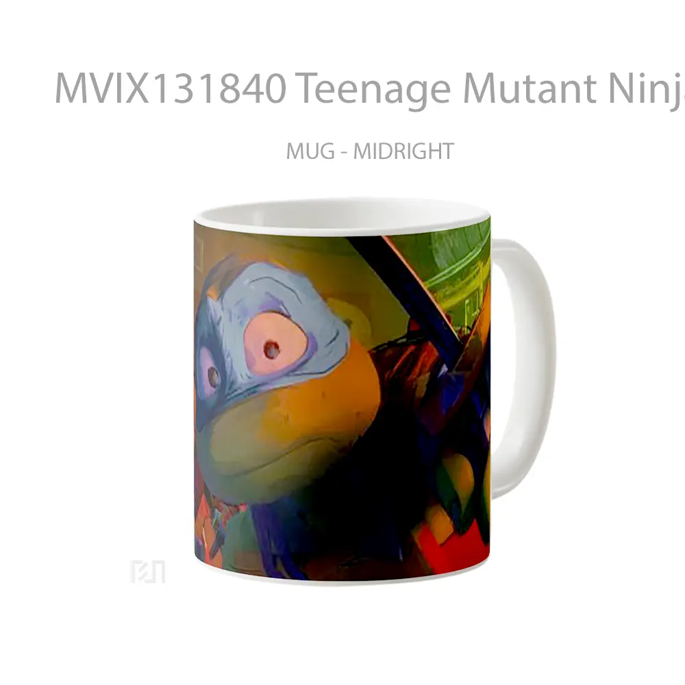 Mug Teenage Mutant Ninja Turtles Mutant Mayhem Raphael And Donatello Gelas Hewan Lucu - All-side / Desain