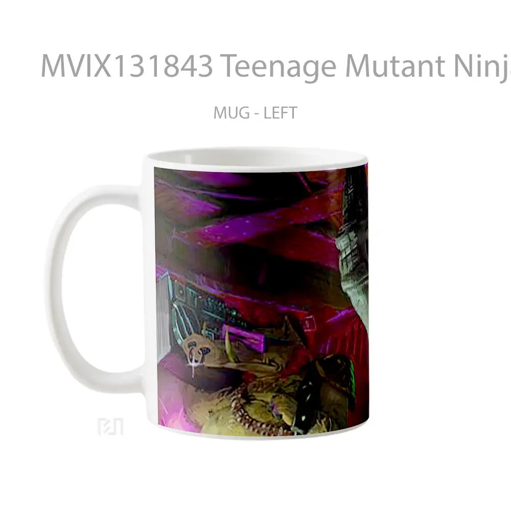 Mug Teenage Mutant Ninja Turtles Mutant Mayhem V2 Gelas Hewan Lucu - All-side / Desain
