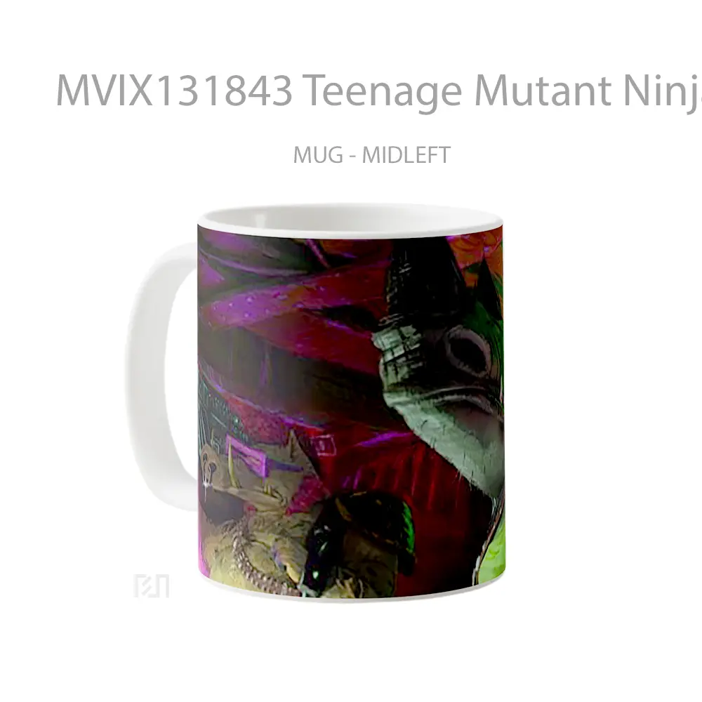 Mug Teenage Mutant Ninja Turtles Mutant Mayhem V2 Gelas Hewan Lucu - All-side / Desain