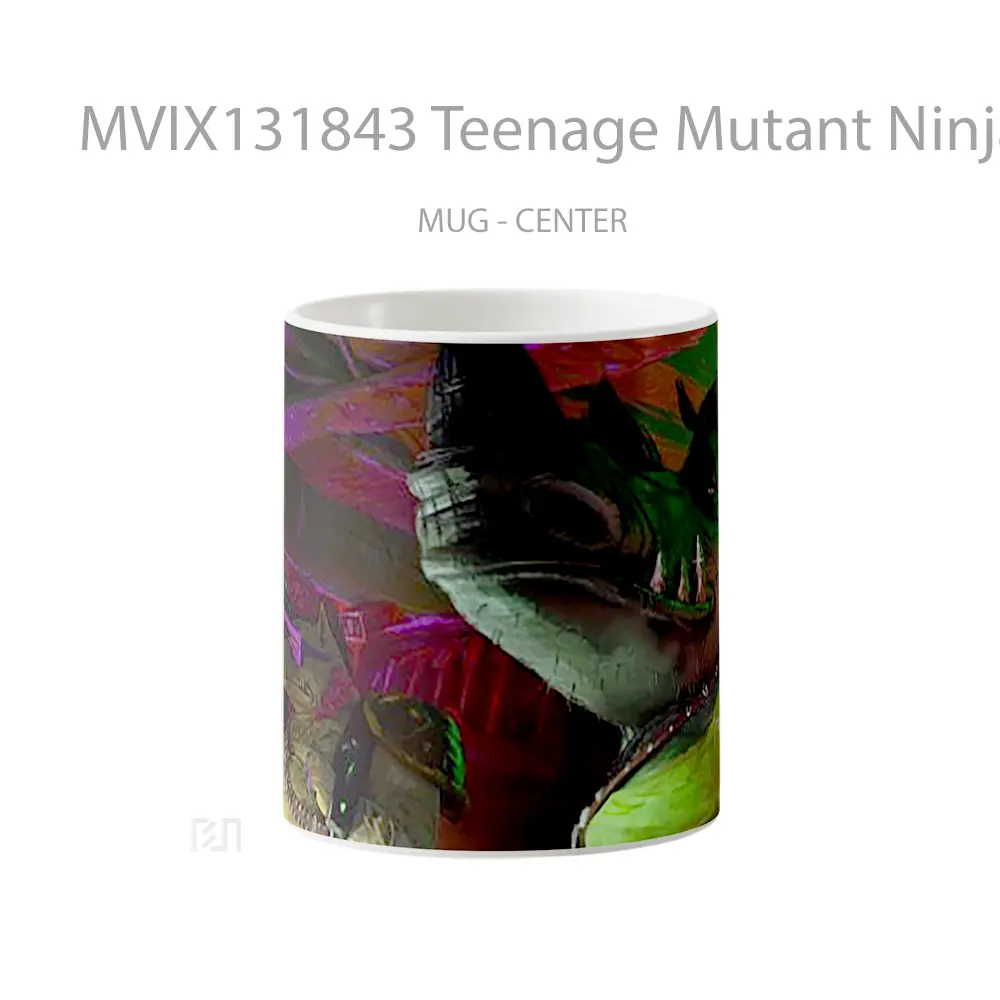 Mug Teenage Mutant Ninja Turtles Mutant Mayhem V2 Gelas Hewan Lucu