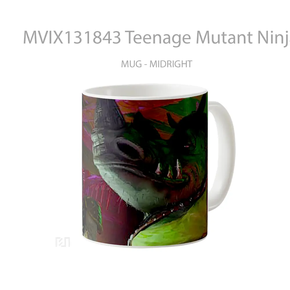 Mug Teenage Mutant Ninja Turtles Mutant Mayhem V2 Gelas Hewan Lucu - All-side / Desain