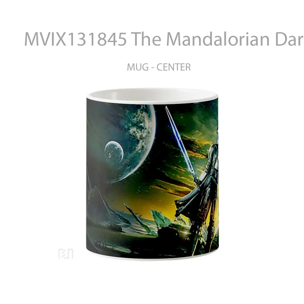 Mug The Mandalorian Darksaber Season 3 Gelas Star Wars