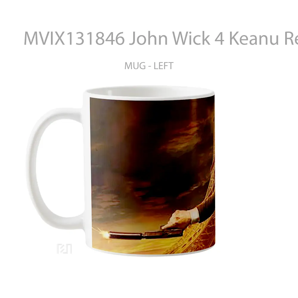 Mug John Wick 4 Keanu Reeves Gelas Keramik Unik - All-side / Desain