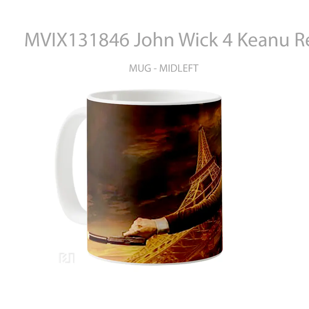 Mug John Wick 4 Keanu Reeves Gelas Keramik Unik - All-side / Desain