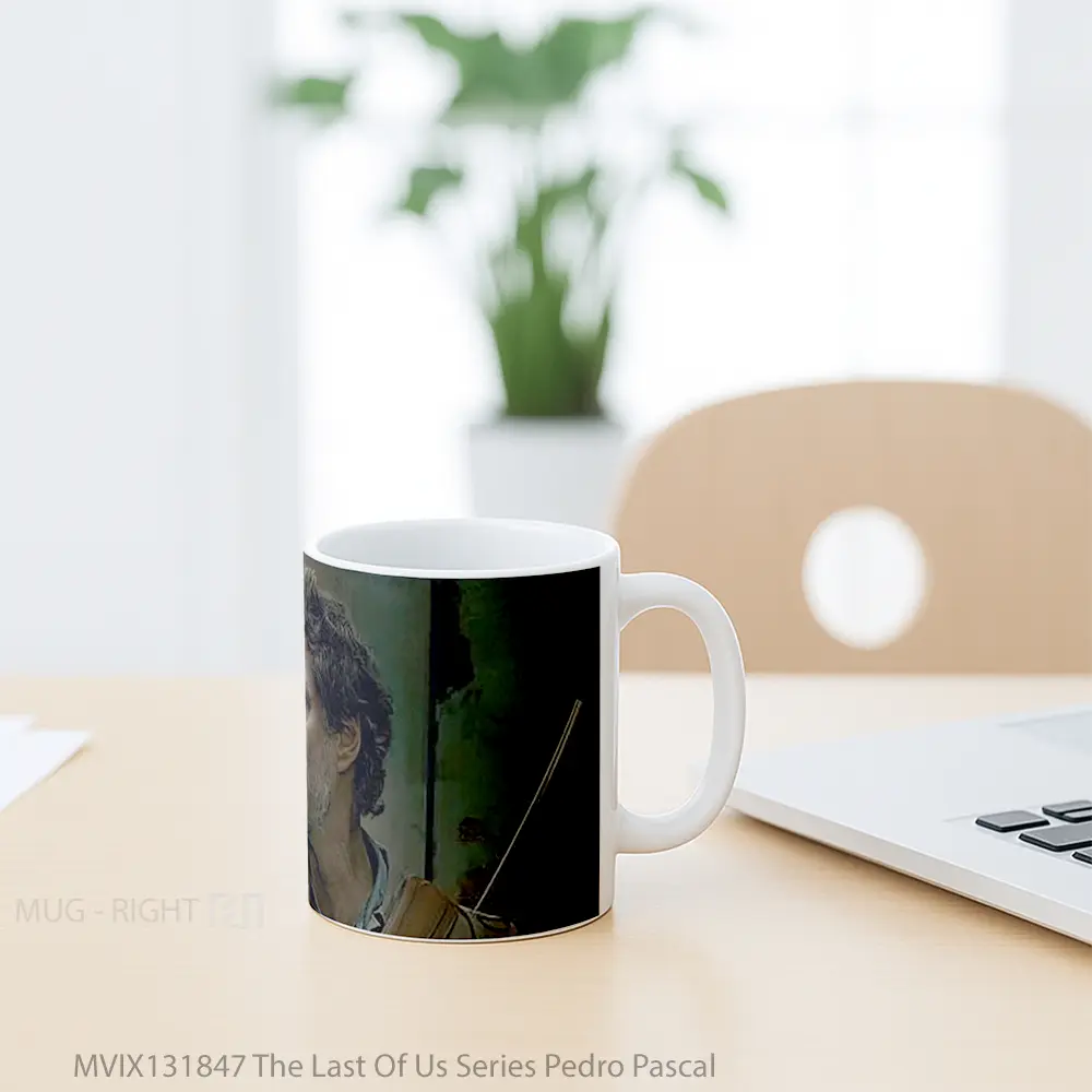 Mug The Last Of Us Series Pedro Pascal Gelas Keramik Unik - All-side / Desain