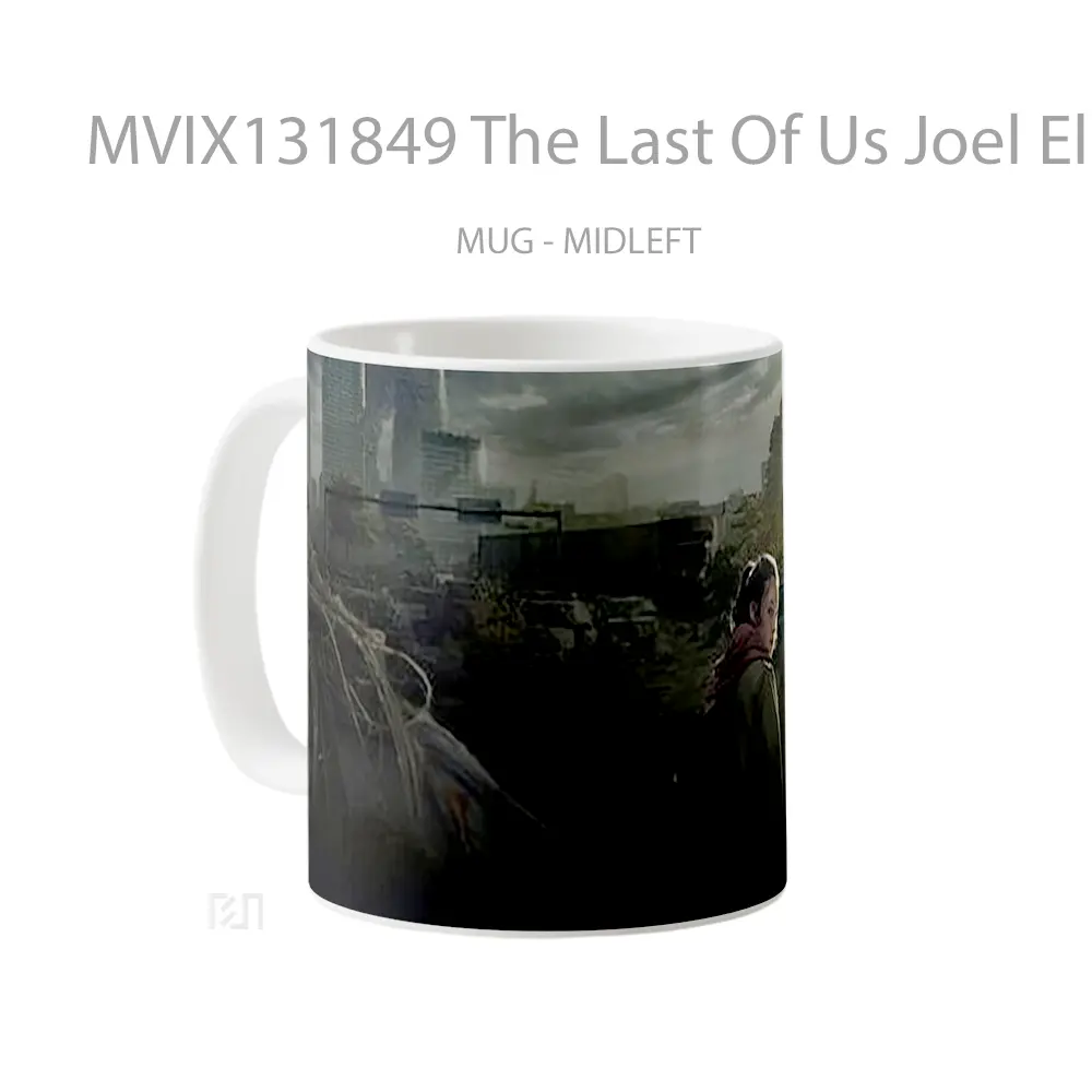 Mug The Last Of Us Joel Ellie Pedro Pascal Gelas Keramik Unik - All-side / Desain