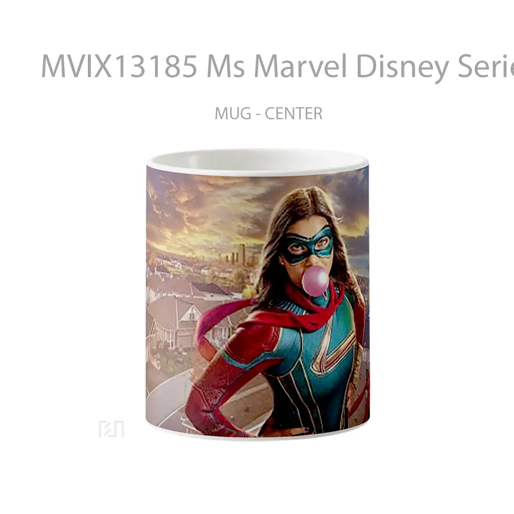 Mug Ms Marvel Disney Series V1 Gelas Superhero
