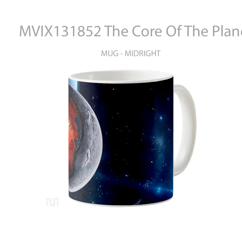 Mug The Core Of The Planet Exploding Gelas Astronomi - All-side / Desain