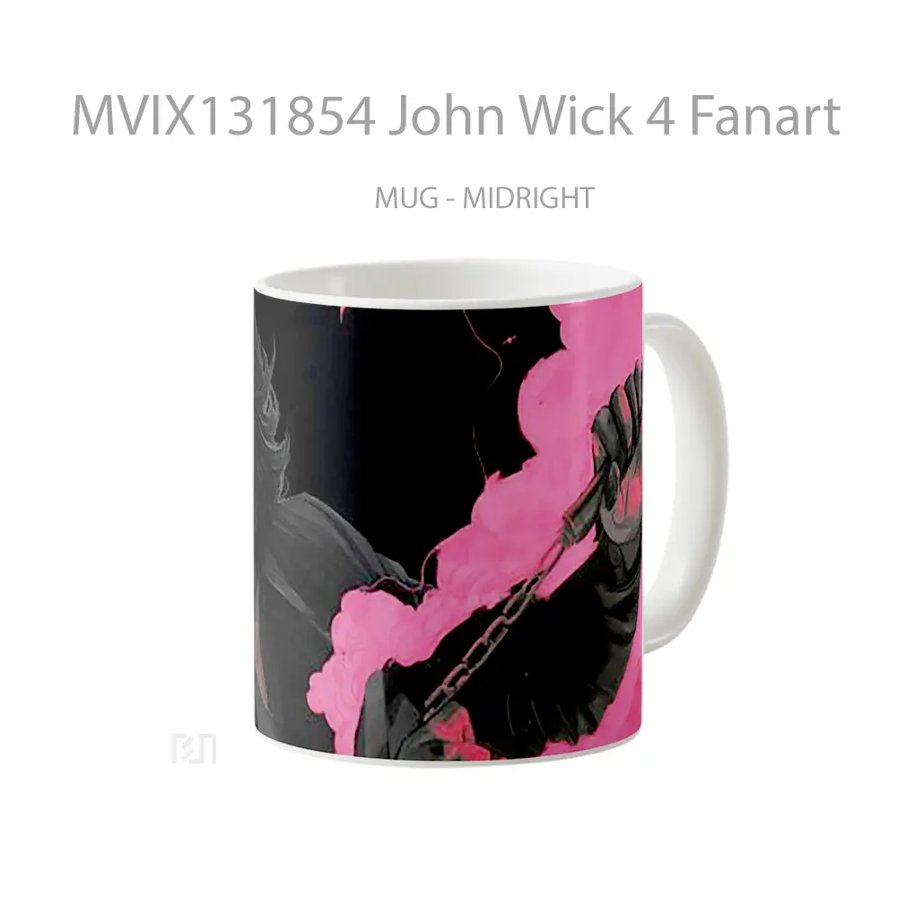 Mug John Wick 4 Fanart Gelas Keramik Unik - All-side / Desain