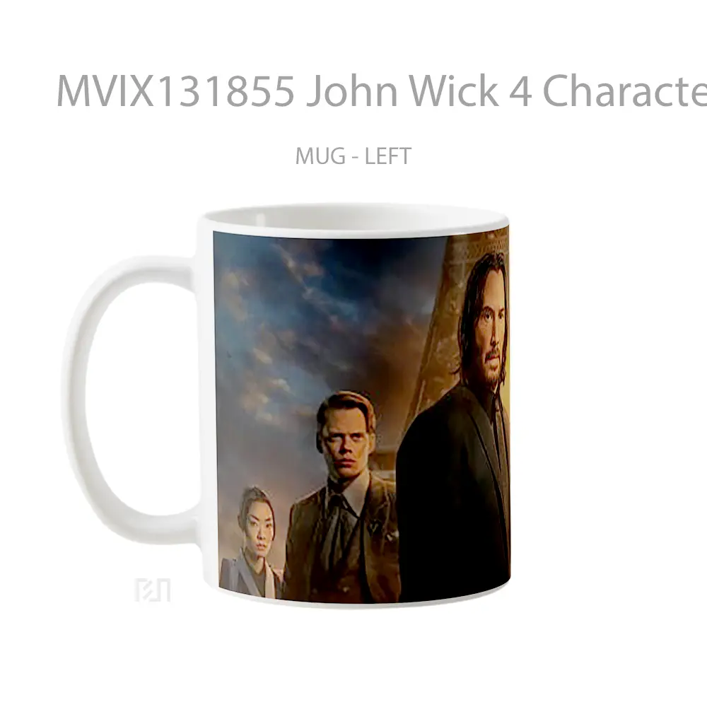 Mug John Wick 4 Characters Gelas Keramik Unik - All-side / Desain