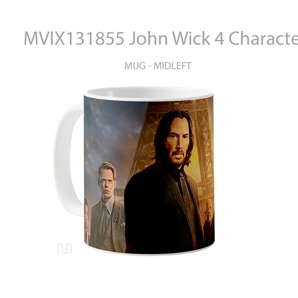 Mug John Wick 4 Characters Gelas Keramik Unik - All-side / Desain
