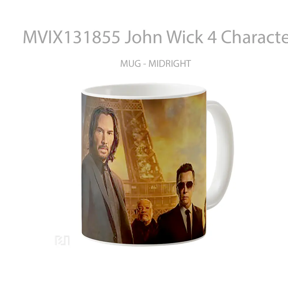 Mug John Wick 4 Characters Gelas Keramik Unik - All-side / Desain