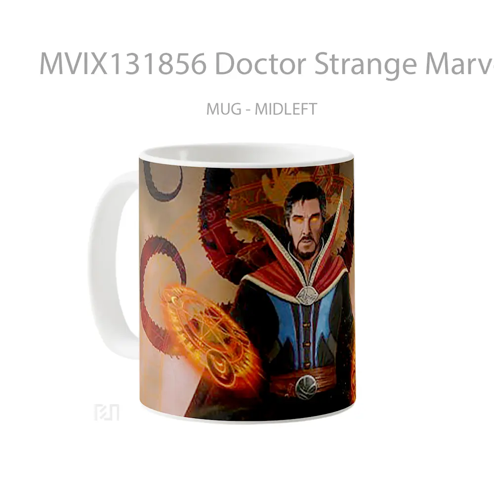 Mug Doctor Strange Marvel Fanart Gelas Superhero - All-side / Desain
