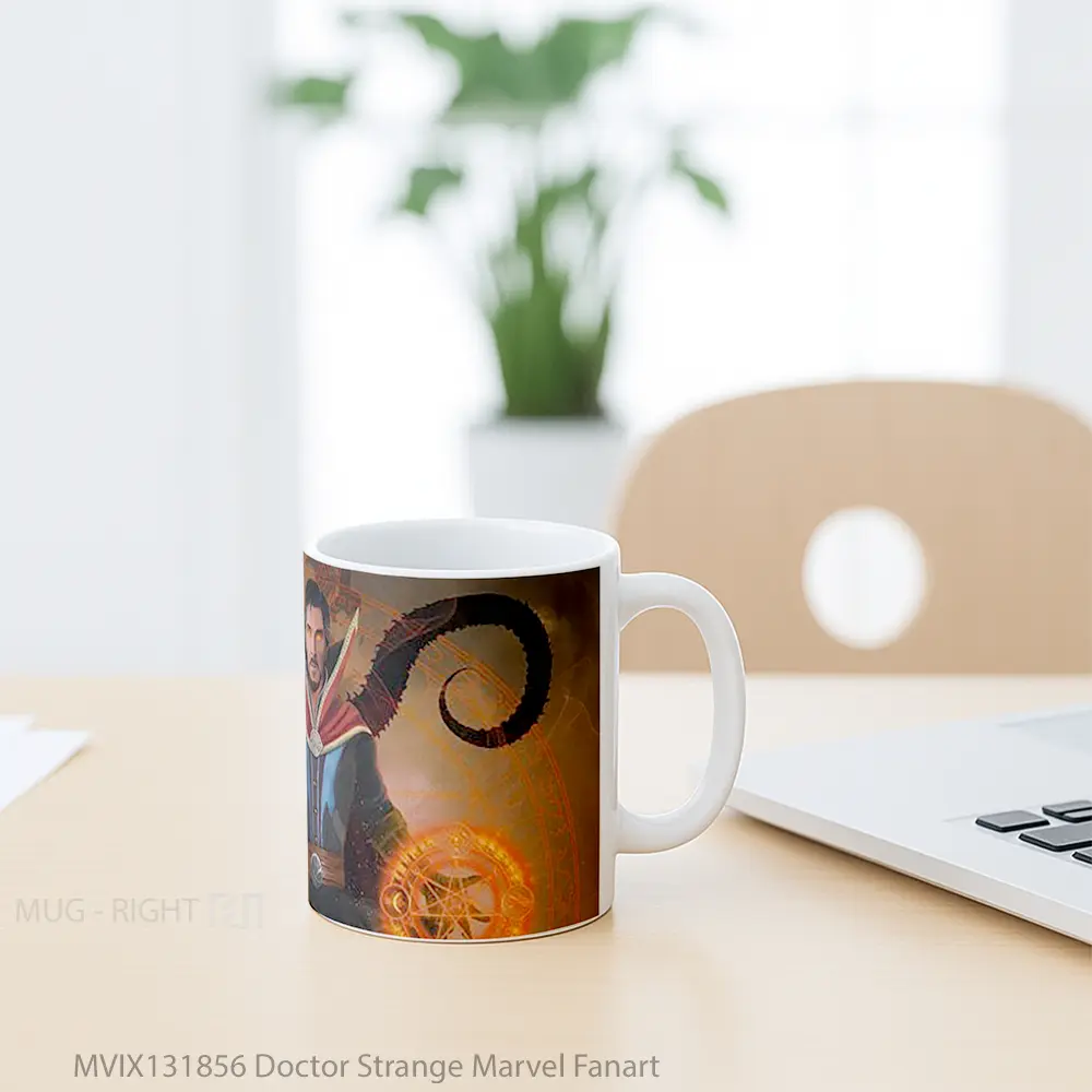Mug Doctor Strange Marvel Fanart Gelas Superhero - All-side / Desain