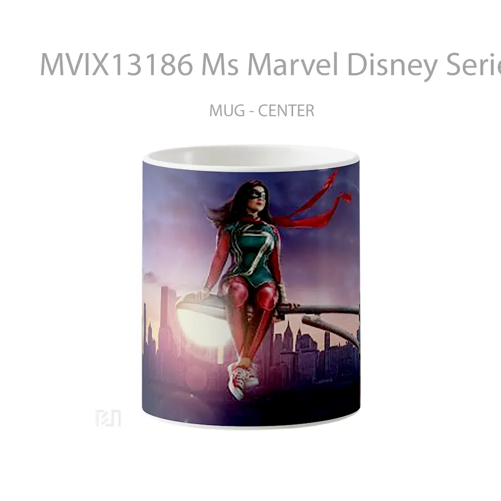 Mug Ms Marvel Disney Series V2 Gelas Superhero