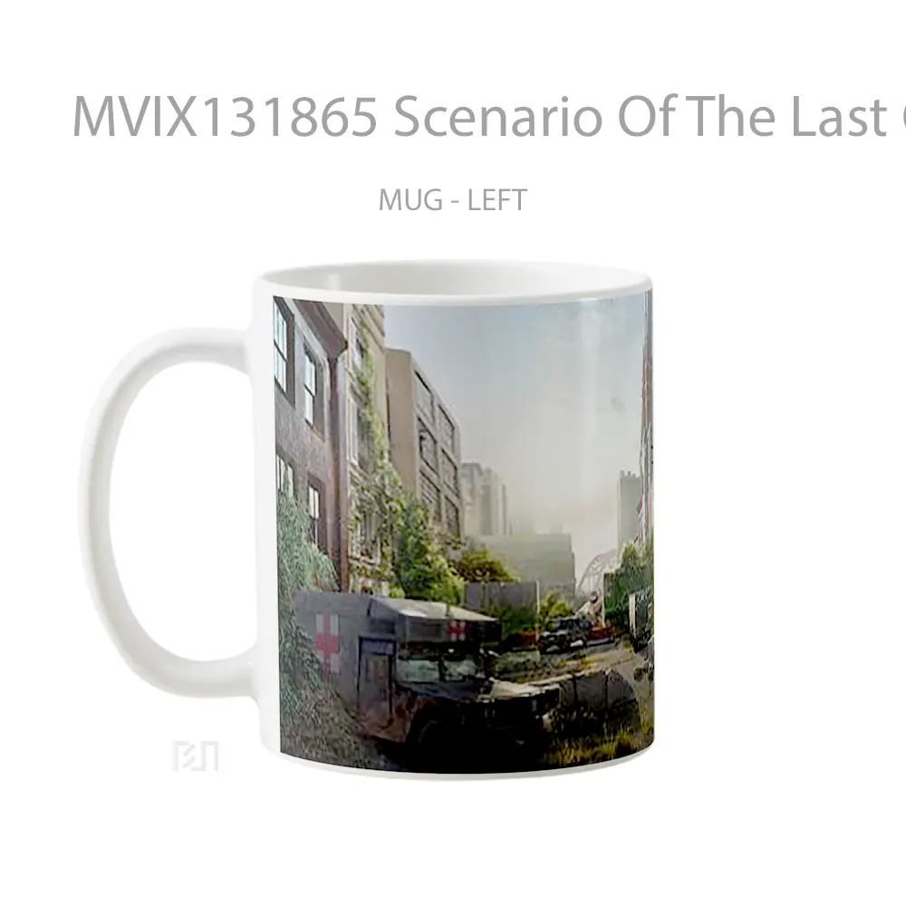 Mug Scenario Of The Last Of Us V2 Gelas Keramik Unik - All-side / Desain