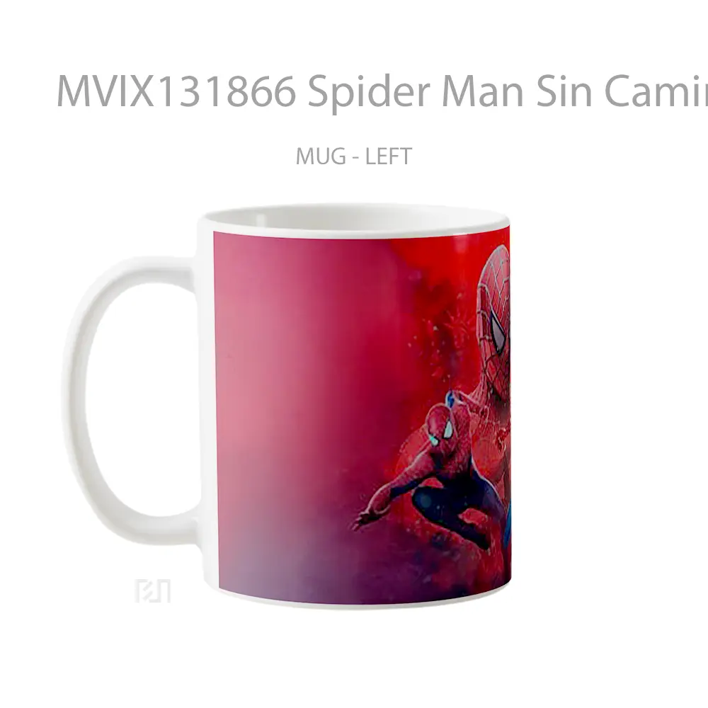 Mug Spider Man Sin Camino A Casa Gelas Superhero - All-side / Desain