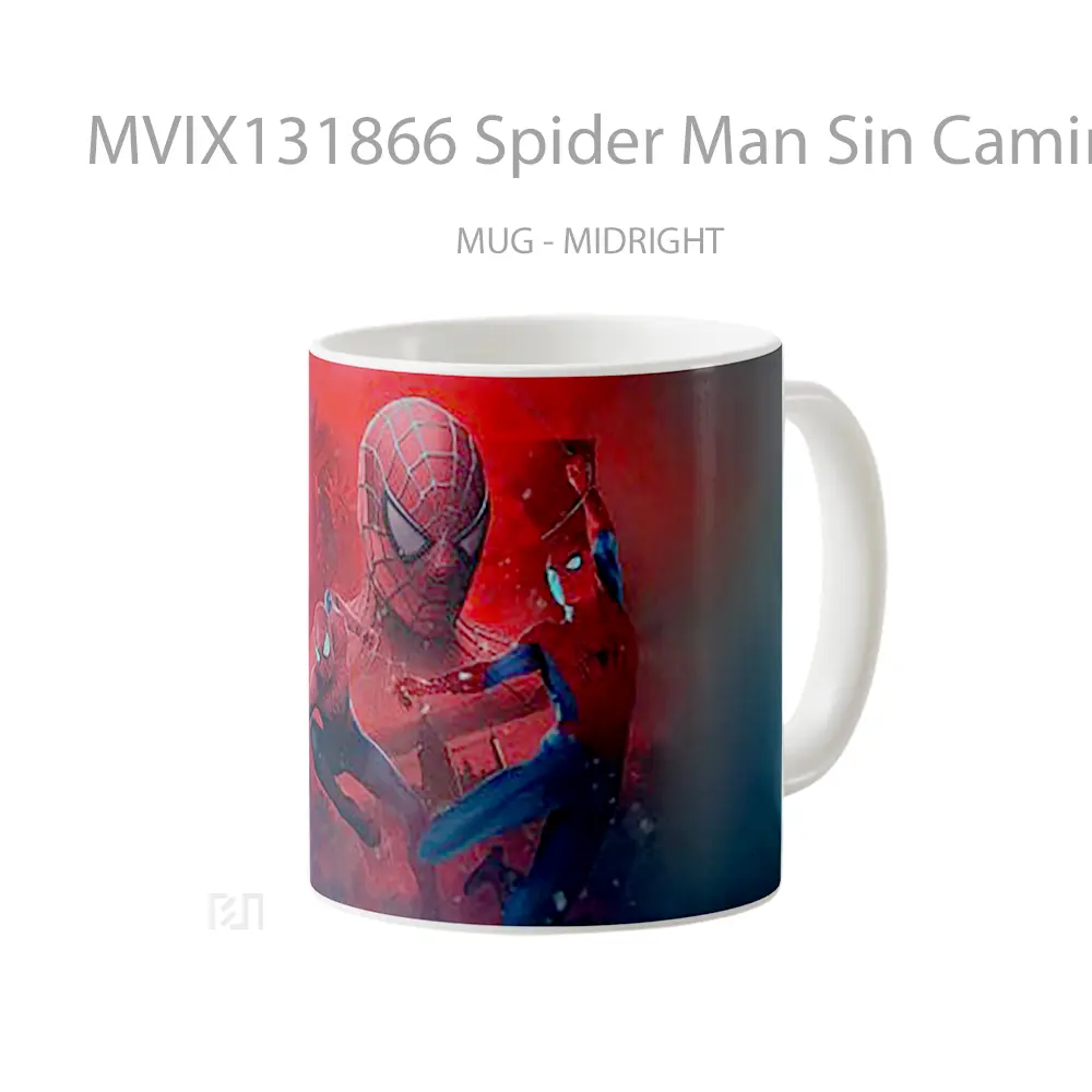 Mug Spider Man Sin Camino A Casa Gelas Superhero - All-side / Desain