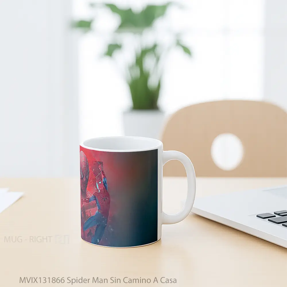 Mug Spider Man Sin Camino A Casa Gelas Superhero - All-side / Desain