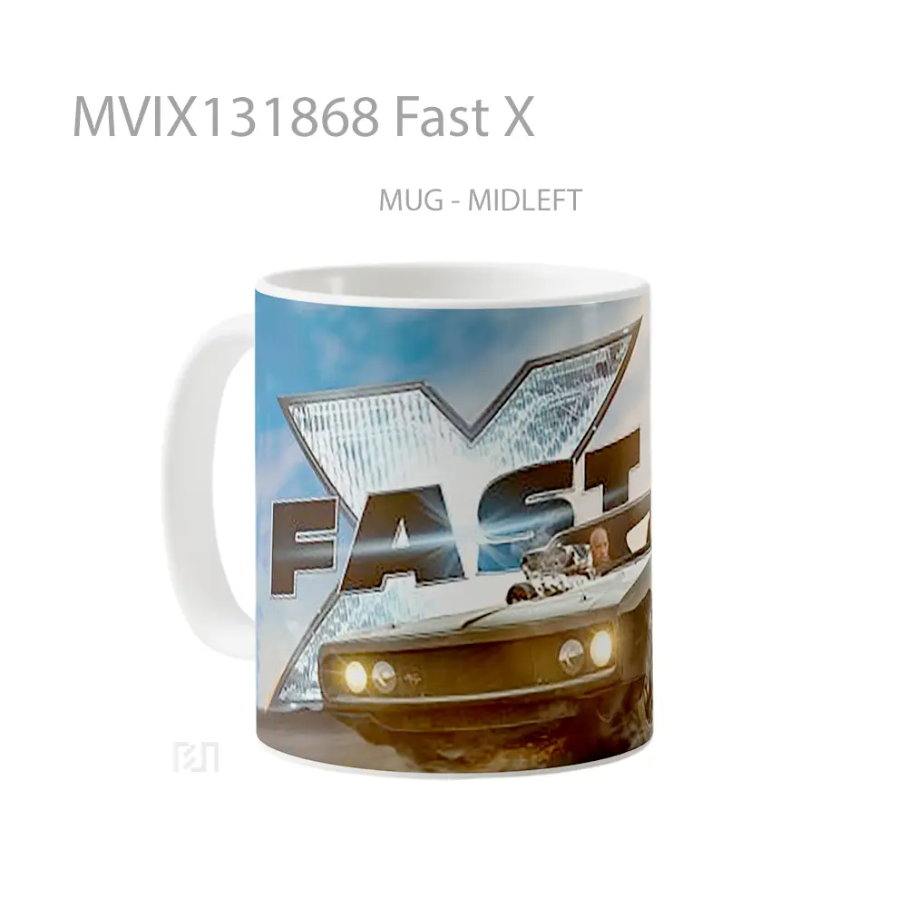 Mug Fast X Gelas Keramik Unik - All-side / Desain