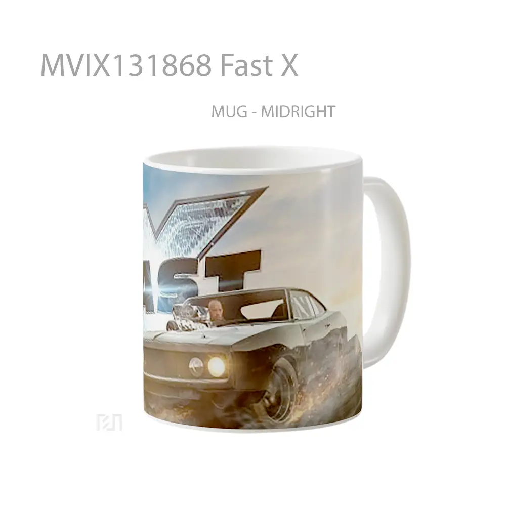 Mug Fast X Gelas Keramik Unik - All-side / Desain