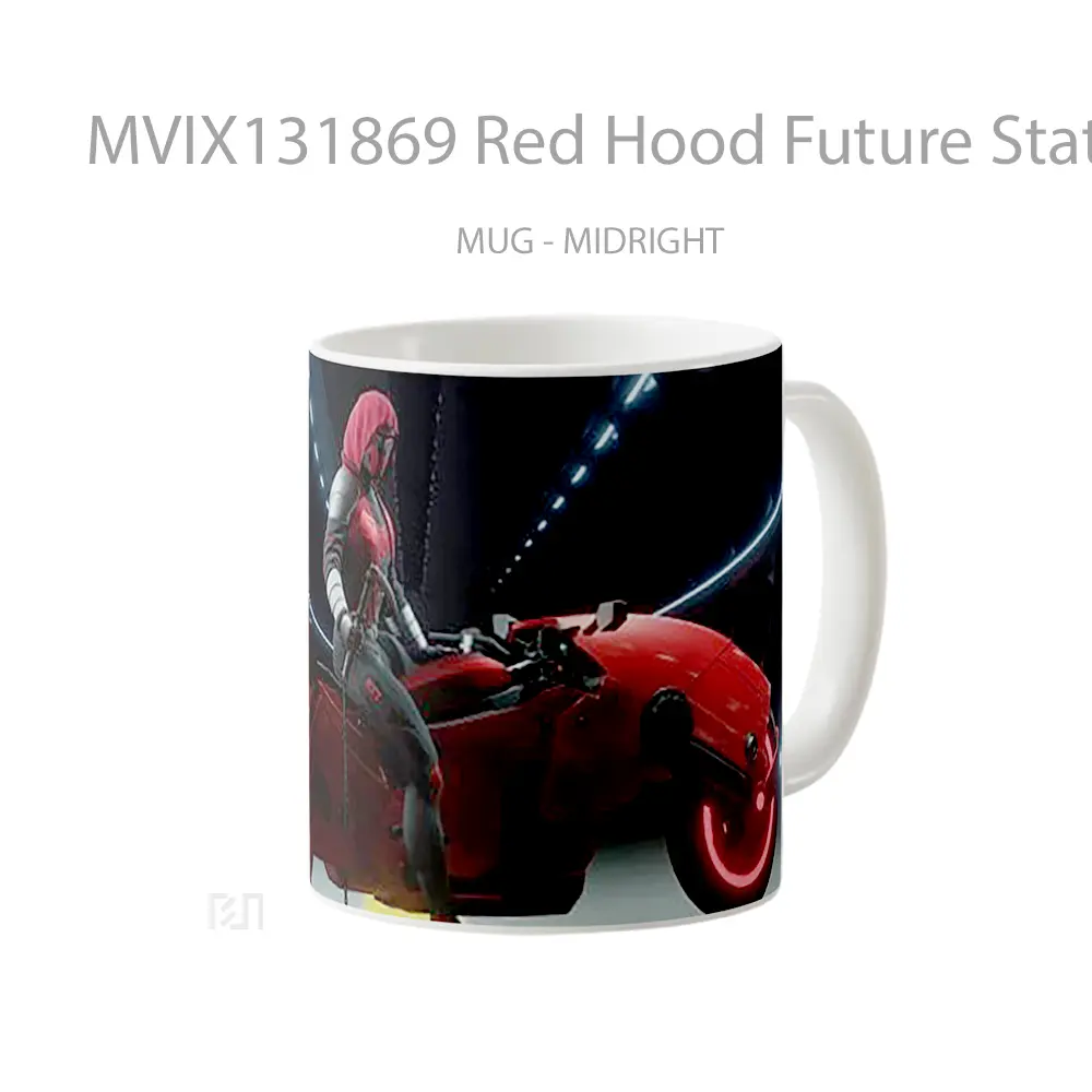 Mug Red Hood Future State Gelas Superhero - All-side / Desain