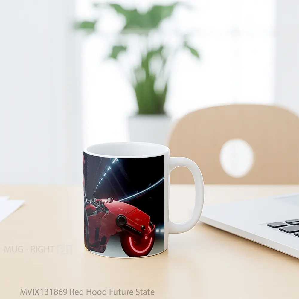 Mug Red Hood Future State Gelas Superhero - All-side / Desain