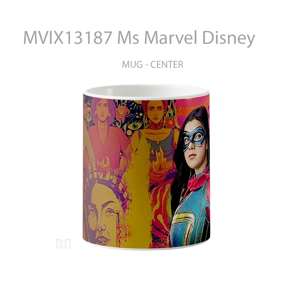 Mug Keramik Premium SNI - Mug Ms Marvel Disney Gelas Superhero