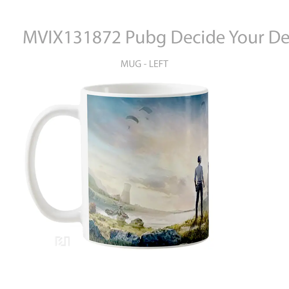 Mug Pubg Decide Your Destiny Cangkir Gamer - All-side / Desain