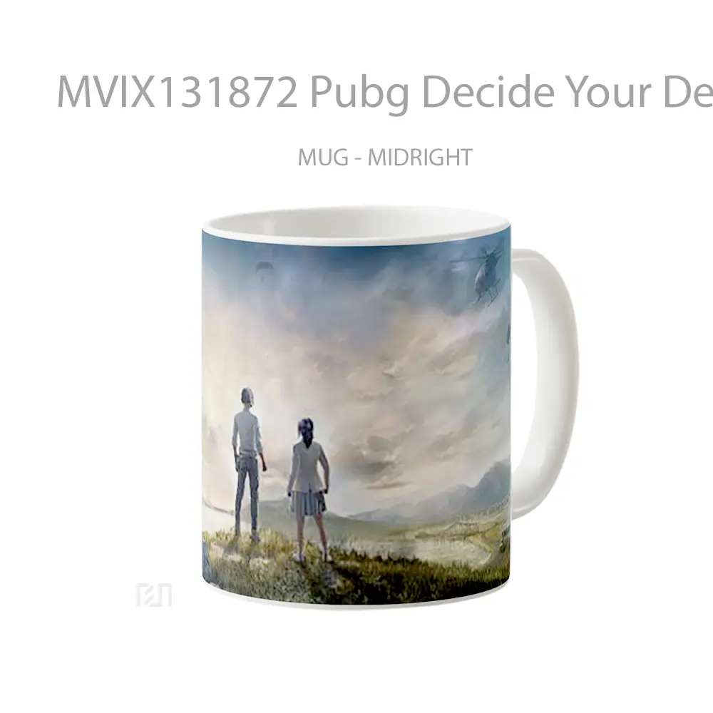 Mug Pubg Decide Your Destiny Cangkir Gamer - All-side / Desain