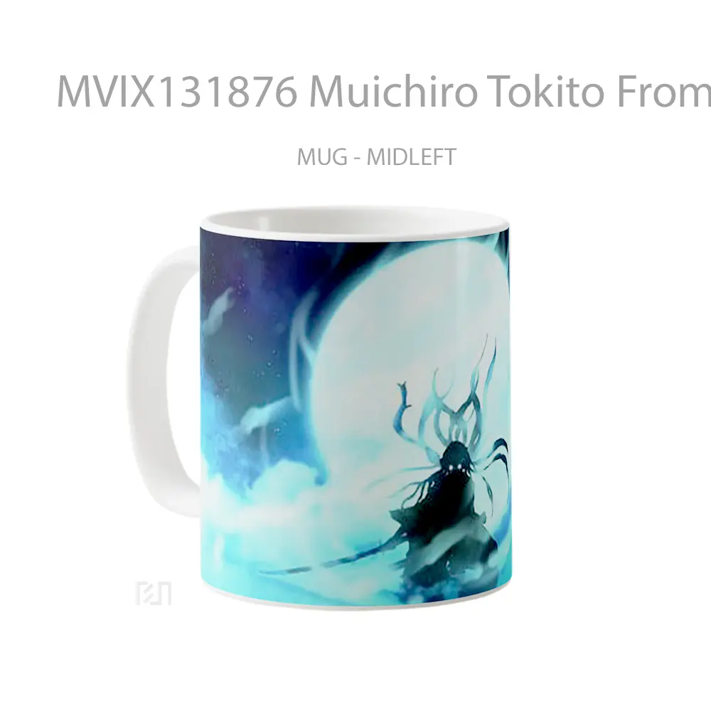 Mug Muichiro Tokito From Demon Slayer V1 Cangkir Anime - All-side / Desain