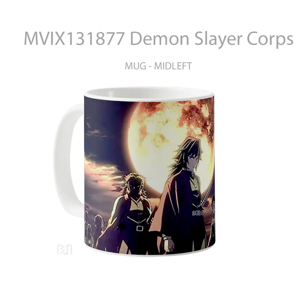 Mug Demon Slayer Corps Cangkir Anime - All-side / Desain