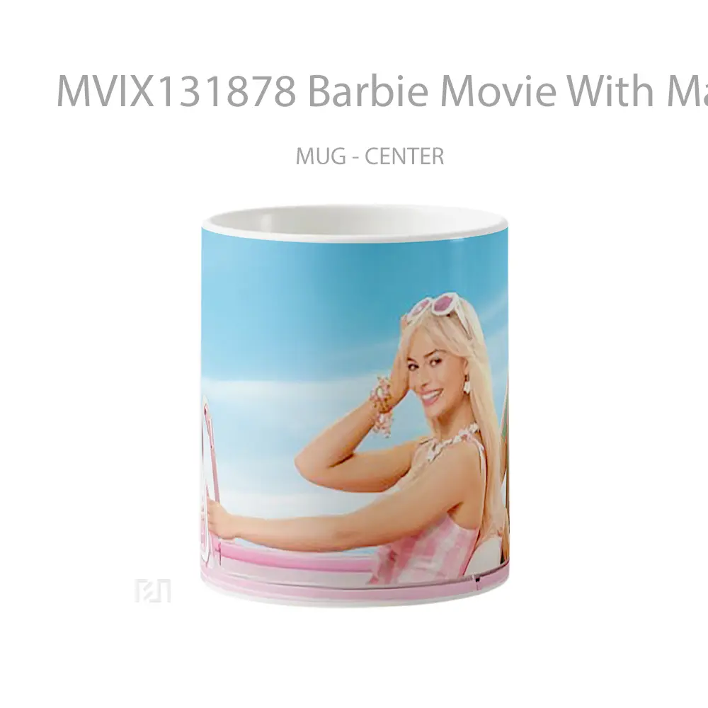Mug Barbie Movie With Margot Robbie And Ryan Gosling Gelas Keramik Unik