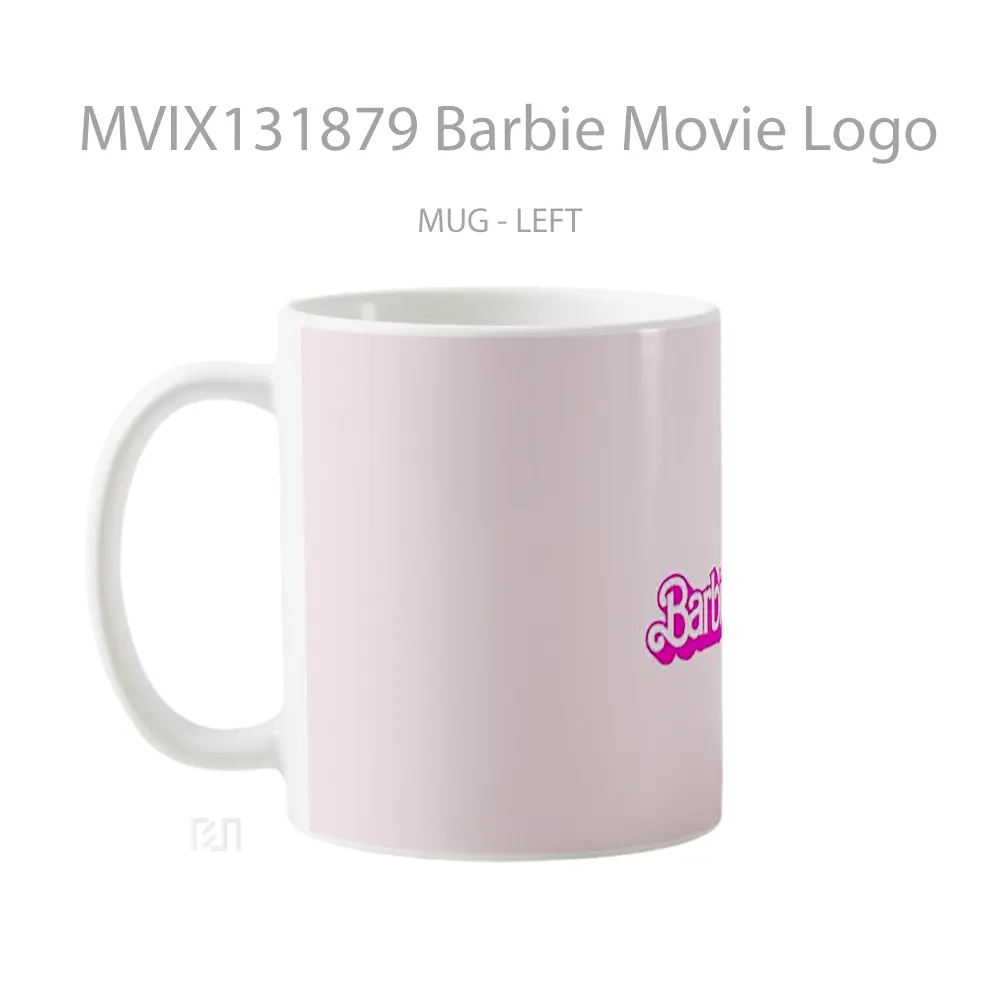 Mug Barbie Movie Logo Gelas Keramik Unik - All-side / Desain