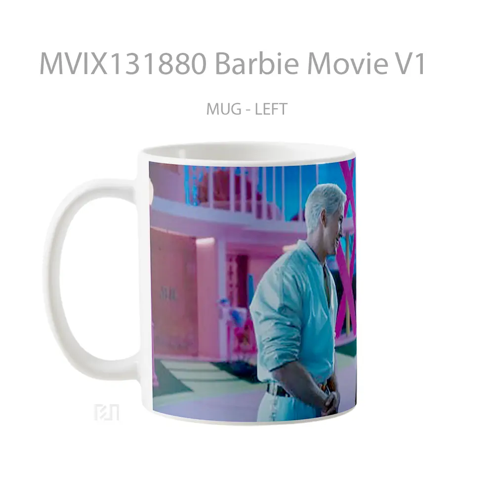 Mug Barbie Movie V1 Gelas Keramik Unik - All-side / Desain