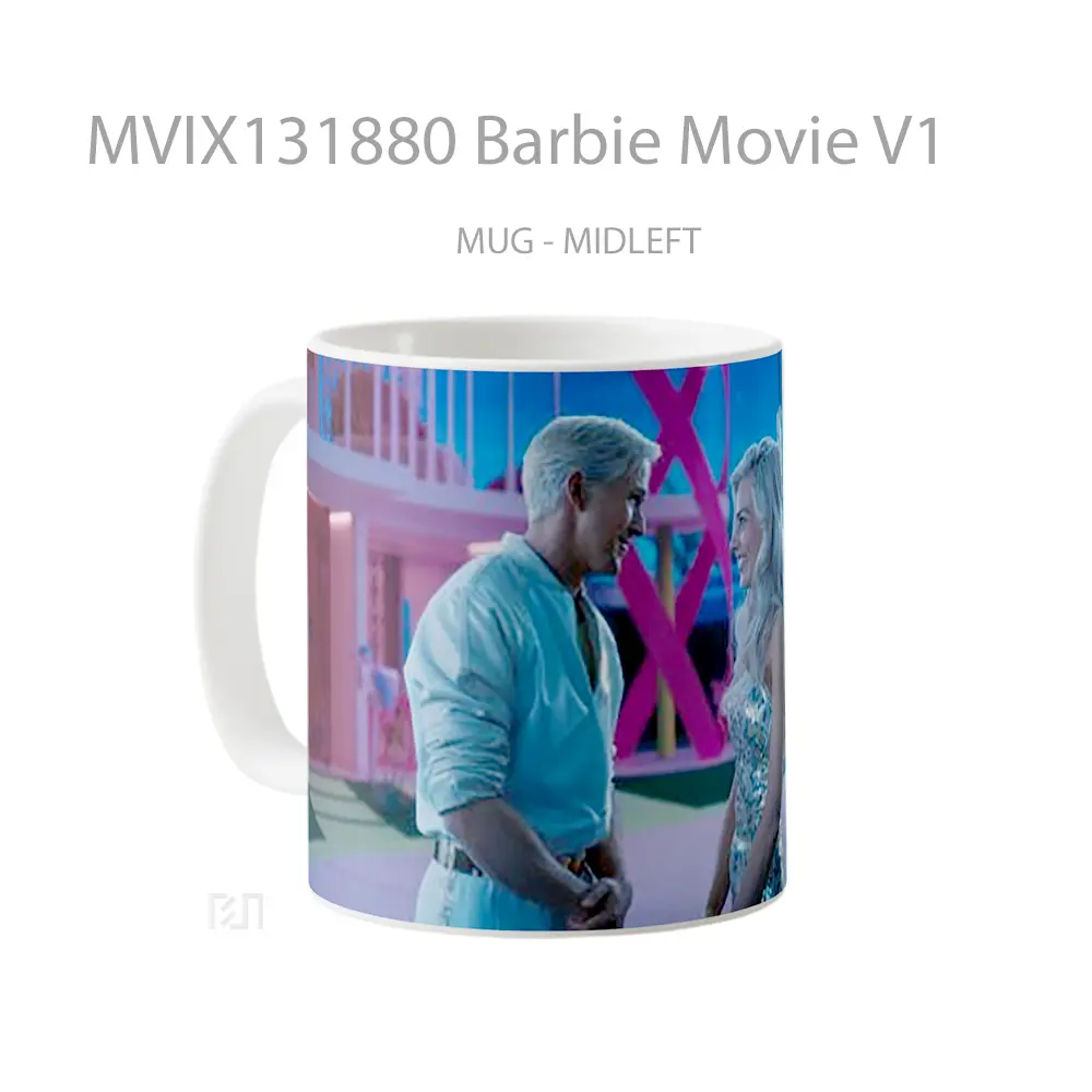 Mug Barbie Movie V1 Gelas Keramik Unik - All-side / Desain
