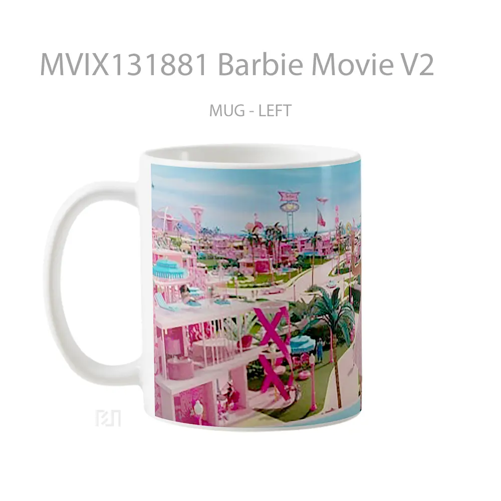 Mug Barbie Movie V2 Gelas Keramik Unik - All-side / Desain